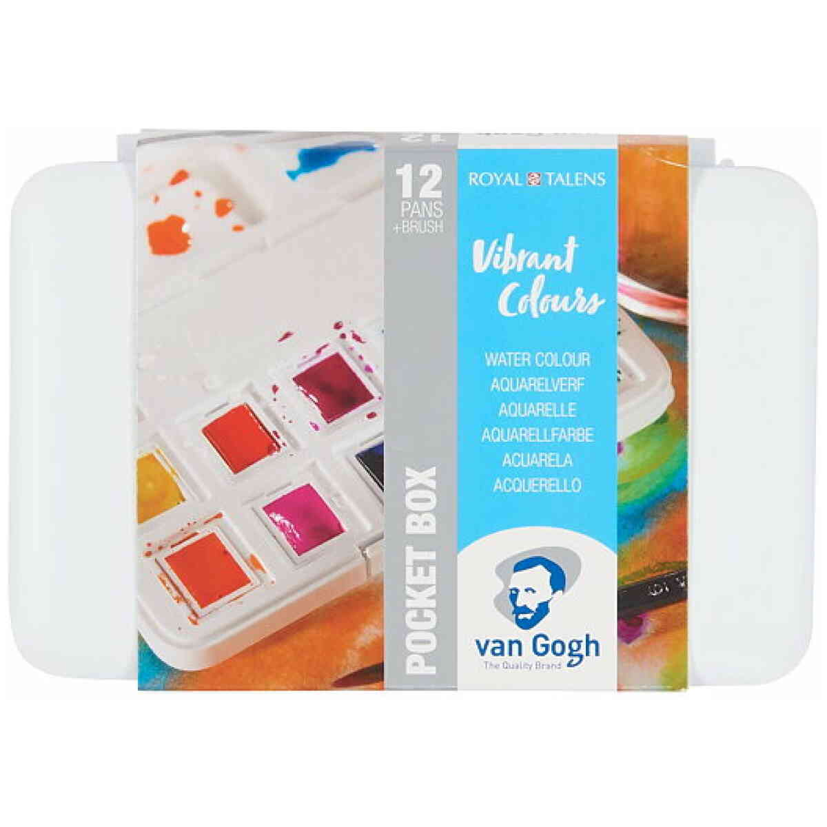 VAN GOGH WATERCOLOUR POCKETBOX VIBRANT COLOURS