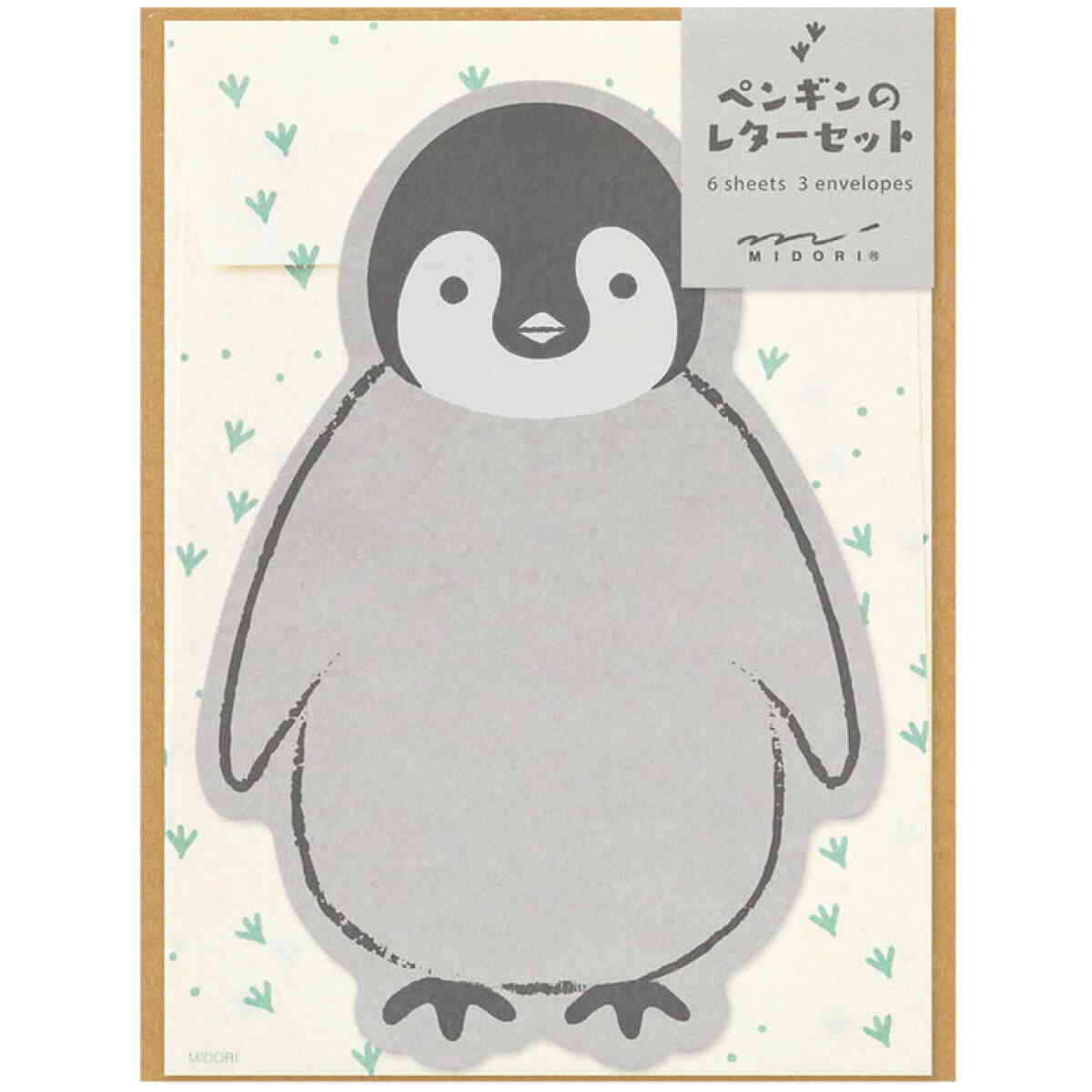 Letter Set Die-cut Penguin