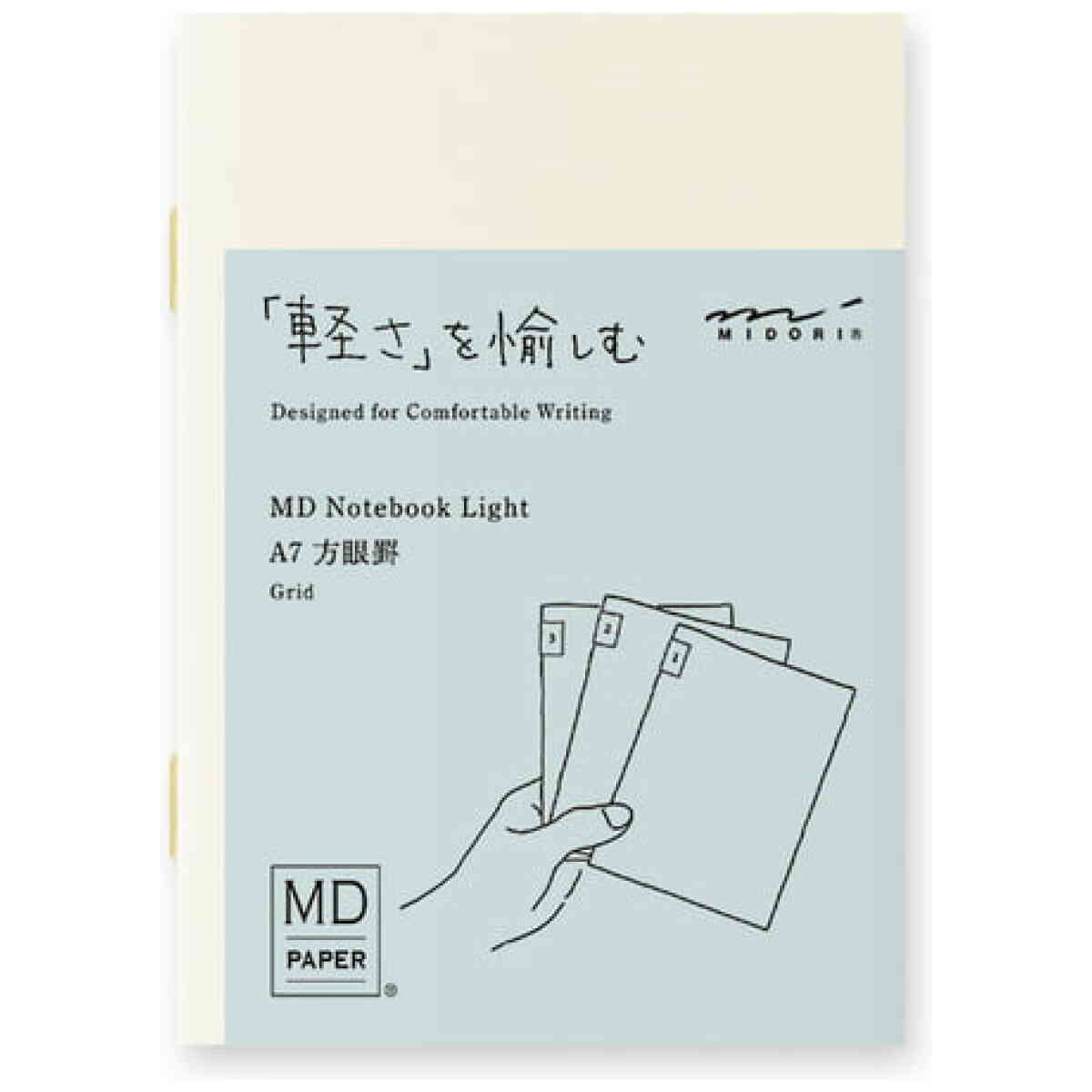 MD Notebook Light A7 Grid 3pcs Pack