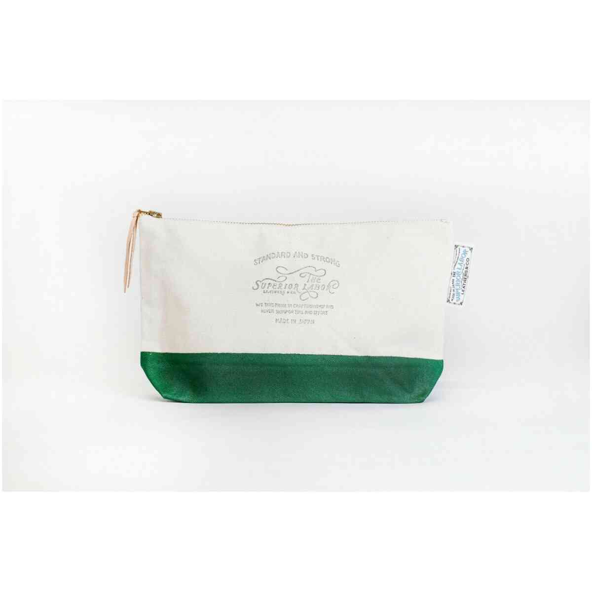 Cotton Canvas Pouch 04 Green