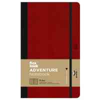 flexbookadventurenotebookruled13x21cmred