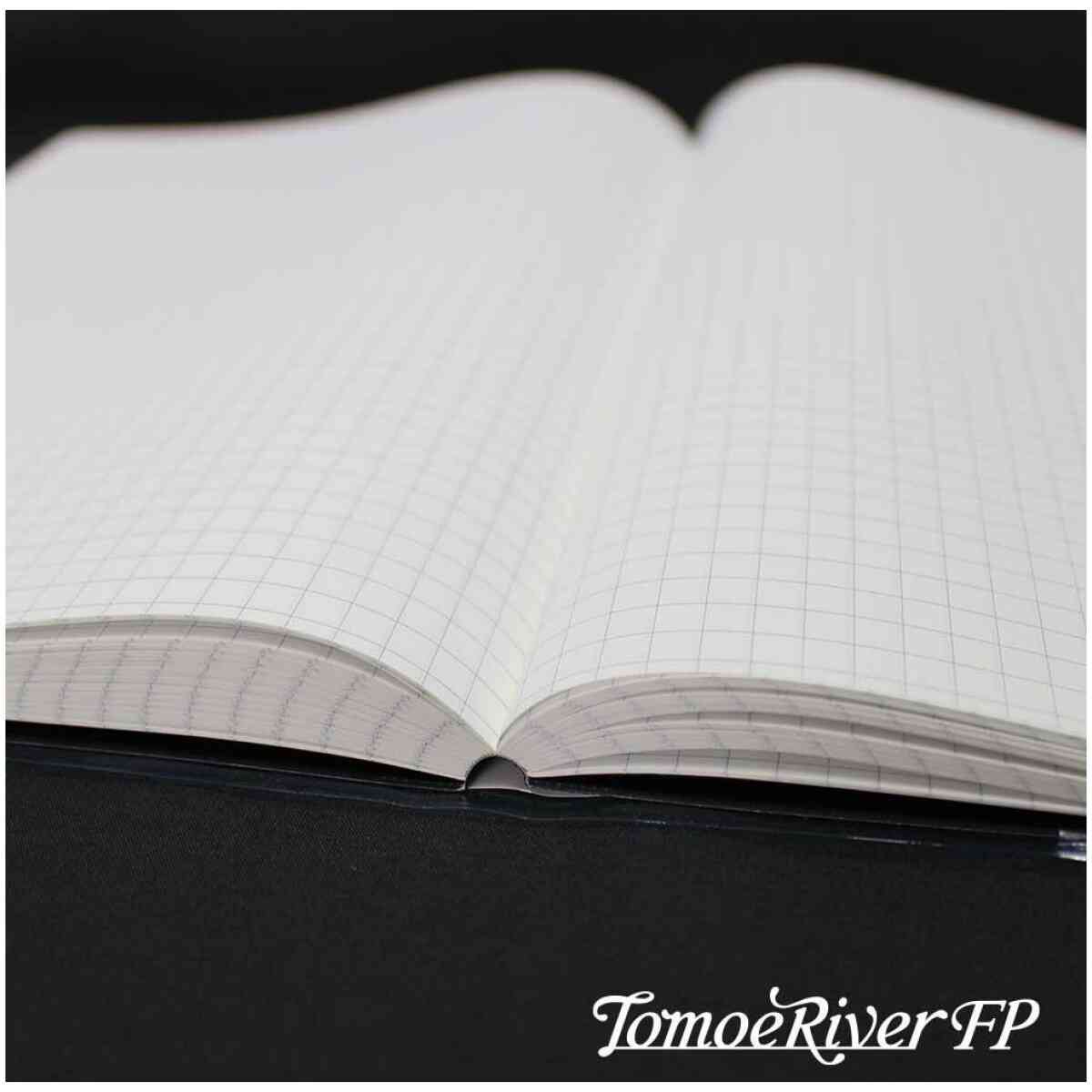 TomoeRiver Notebook hardcover 5mm Grid / A5 / White / 52 g/m2