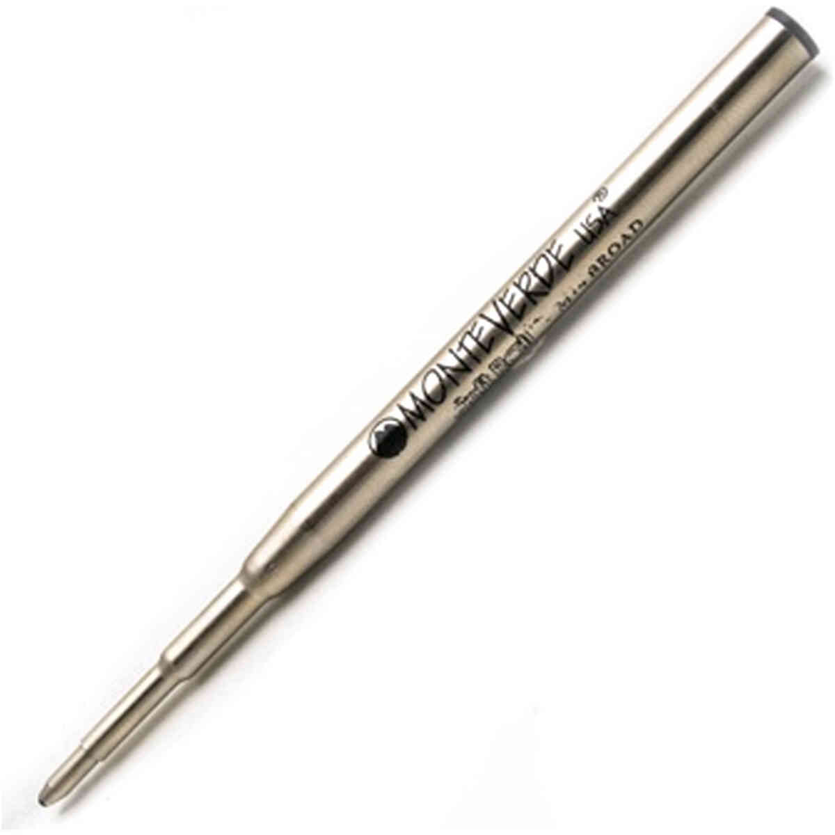 Monteverde Soft Ballpoint Refill (to fit Montblanc), Broad Point, Black