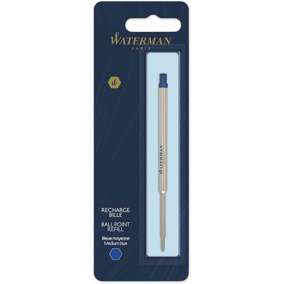 Waterman Ballpen refill Standard Maxima Blue 1-Blister M