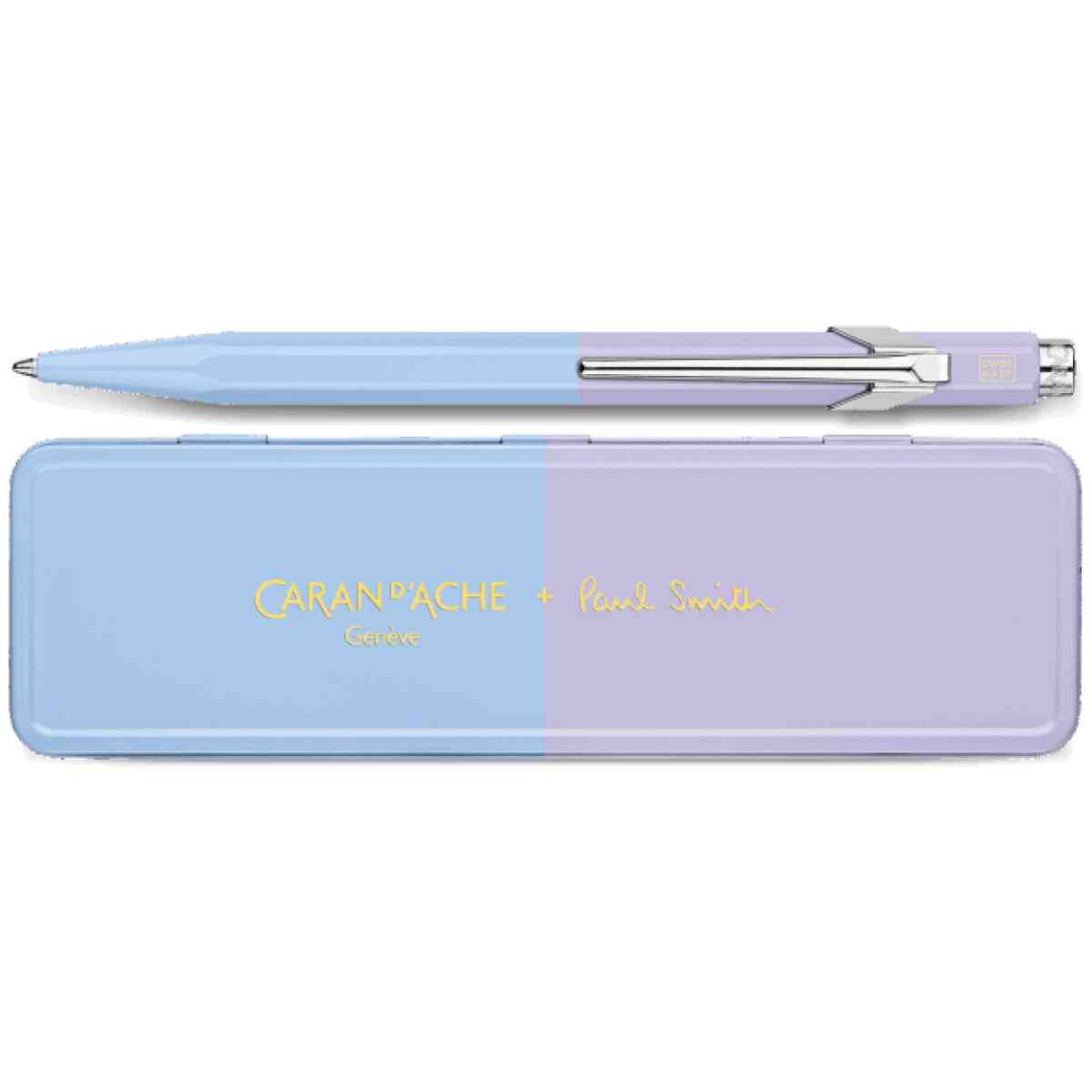 e stylo bille 849 paul smith sky blue lavender purple