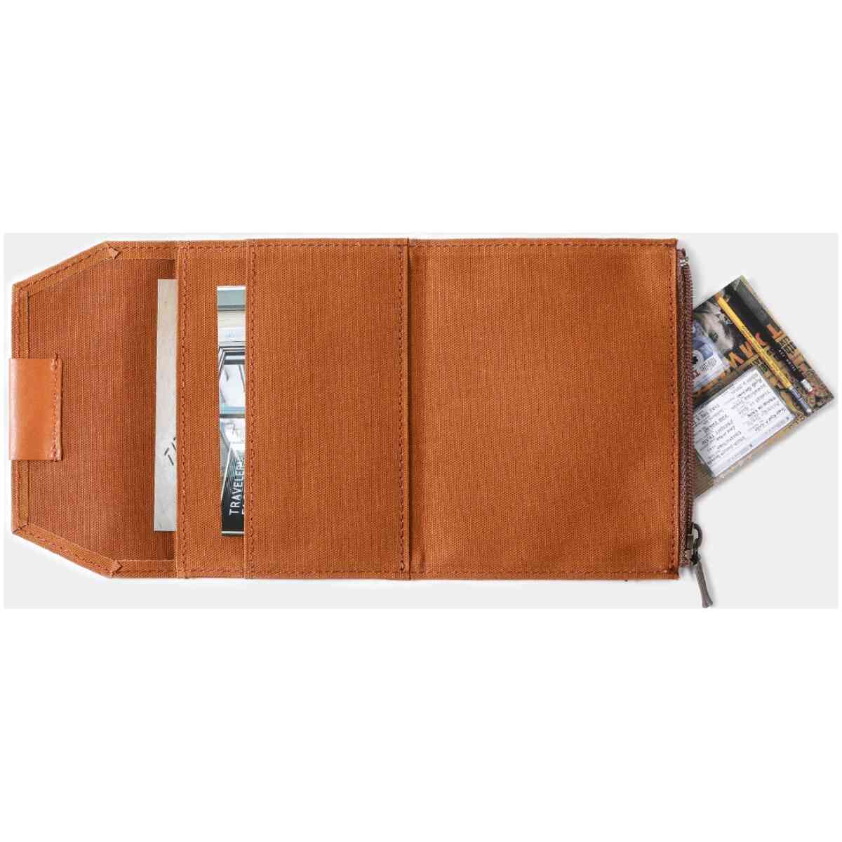 TRAVELER'S notebook Passport Size Cotton Zipper Case - Bild 5