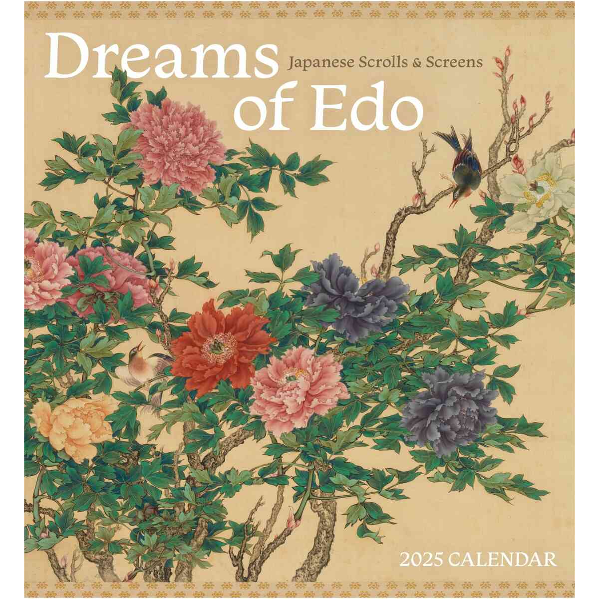 Dreams of Edo: Japanese Scrolls & Screens 2025 Wall Calendar