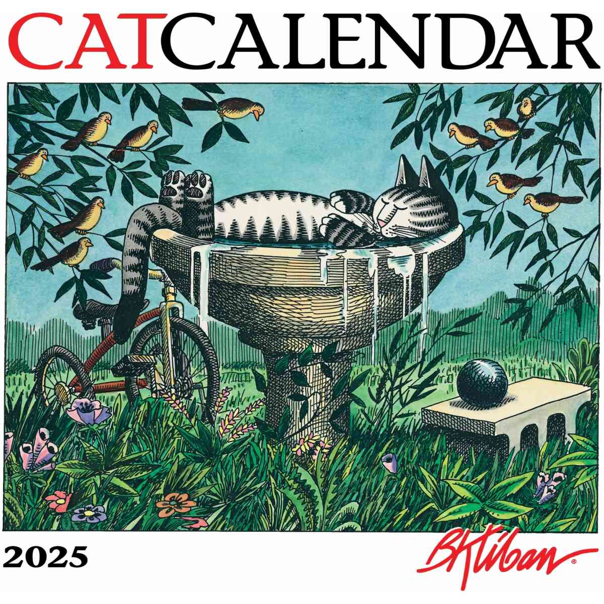 B. Kliban: Cat Calendar 2025 Mini Wall Calendar