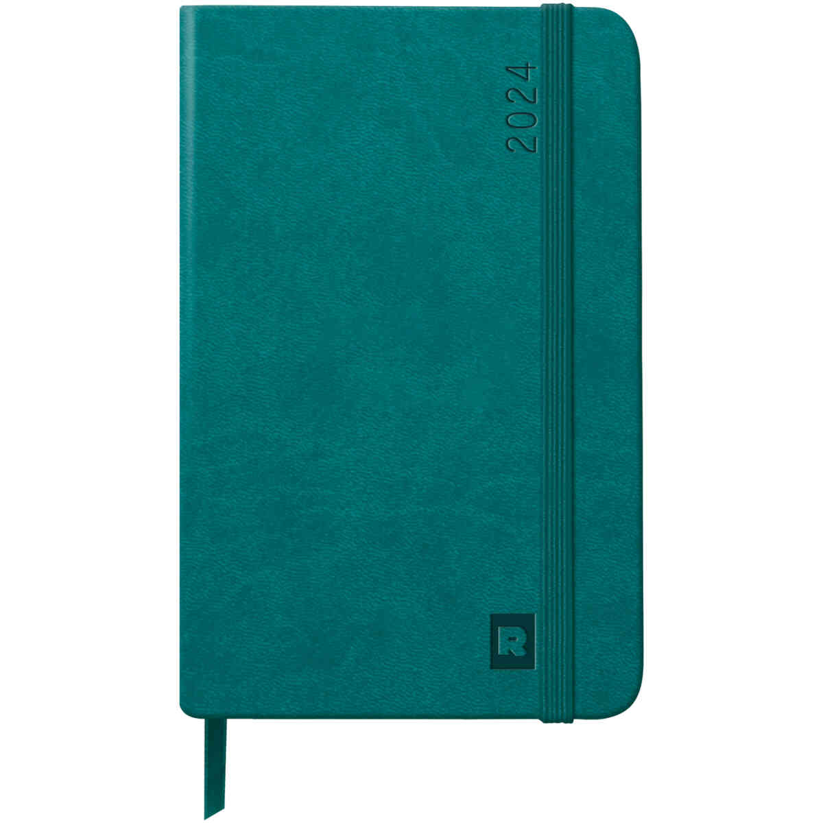 Rhodia Webplanner 2025 A6 Horiz aqua/peacock