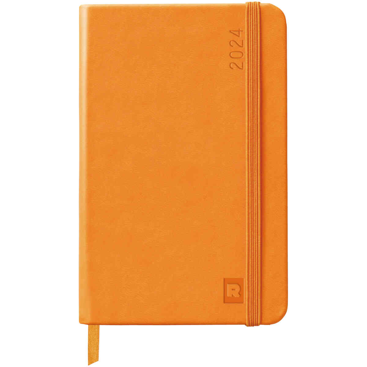 Rhodia Webplanner 2025 A6 Horiz orange