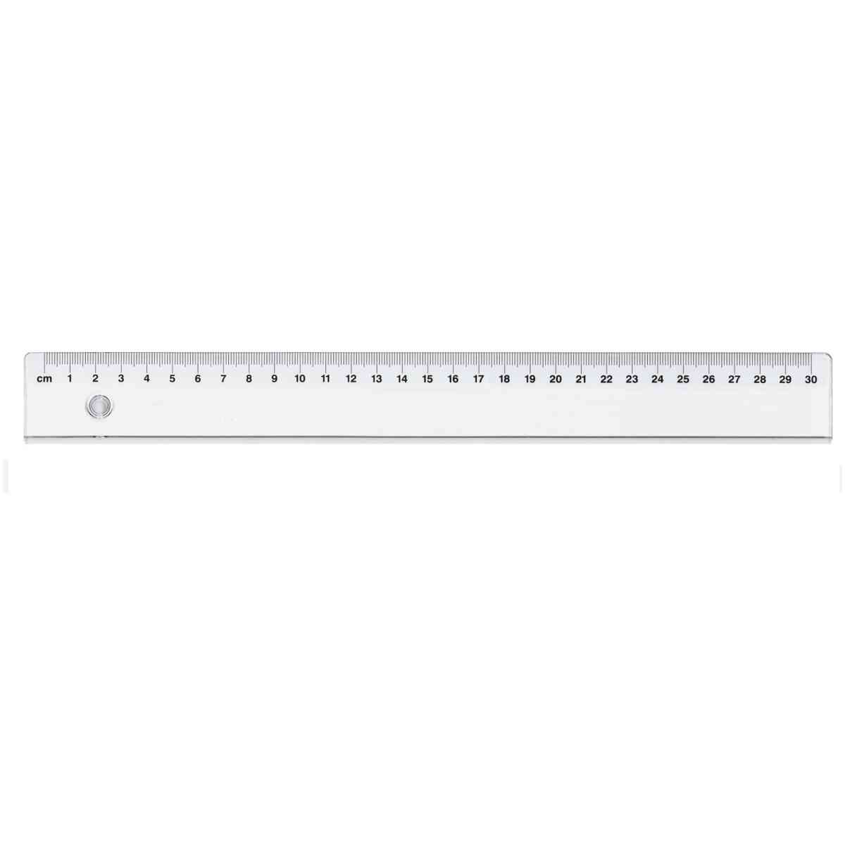 leniar ruler 30cm transparent