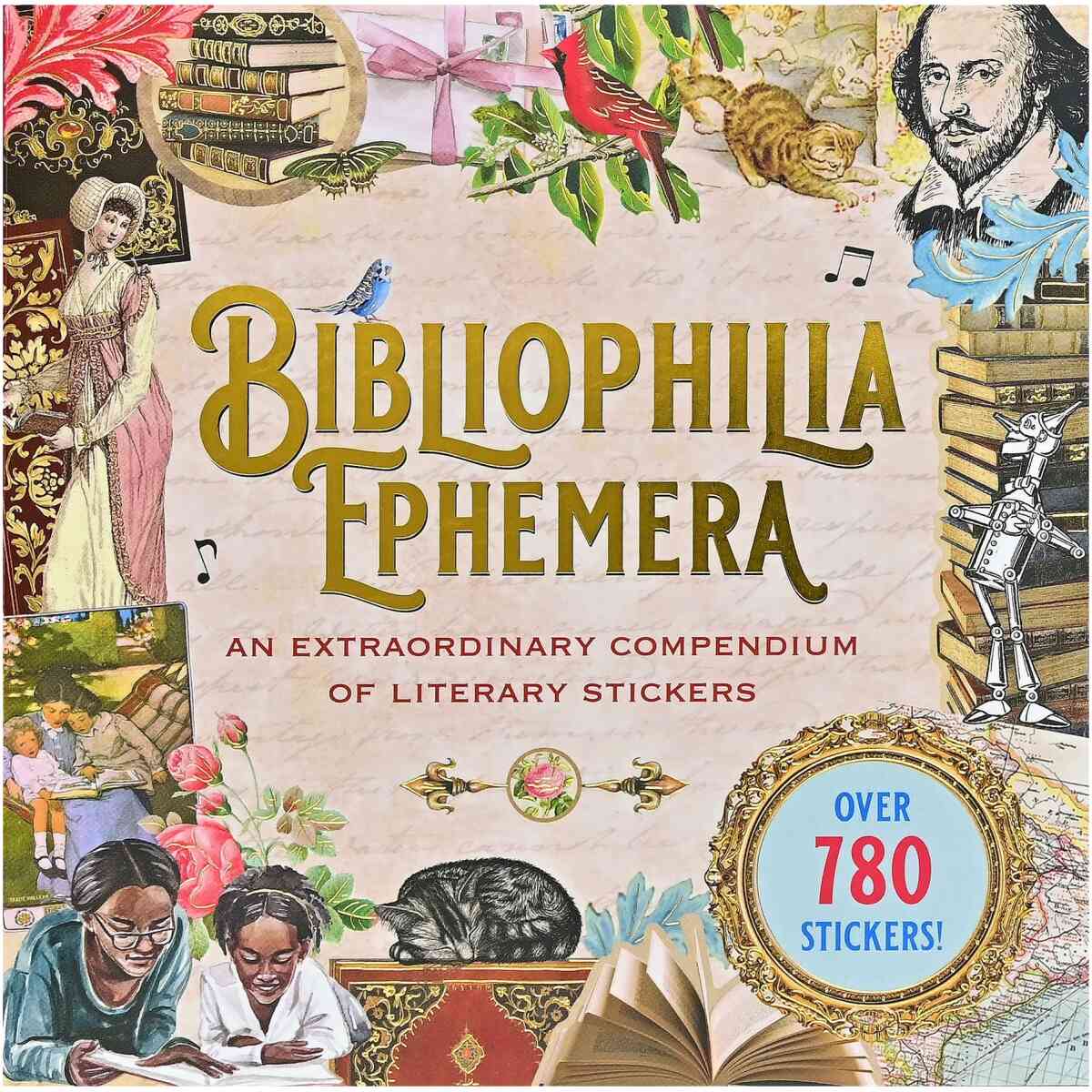 Bibliophelia Ephemera Sticker Book