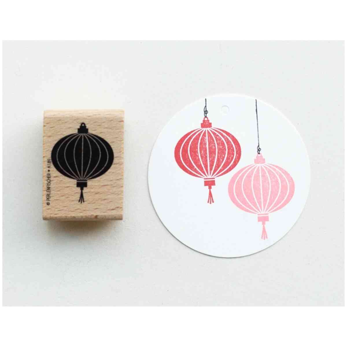 Lampion A189 Perlenfischer Stempel