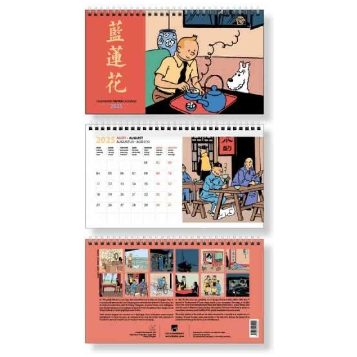 Tintin Liten Väggkalender 21 x 13 CM - Bild 2