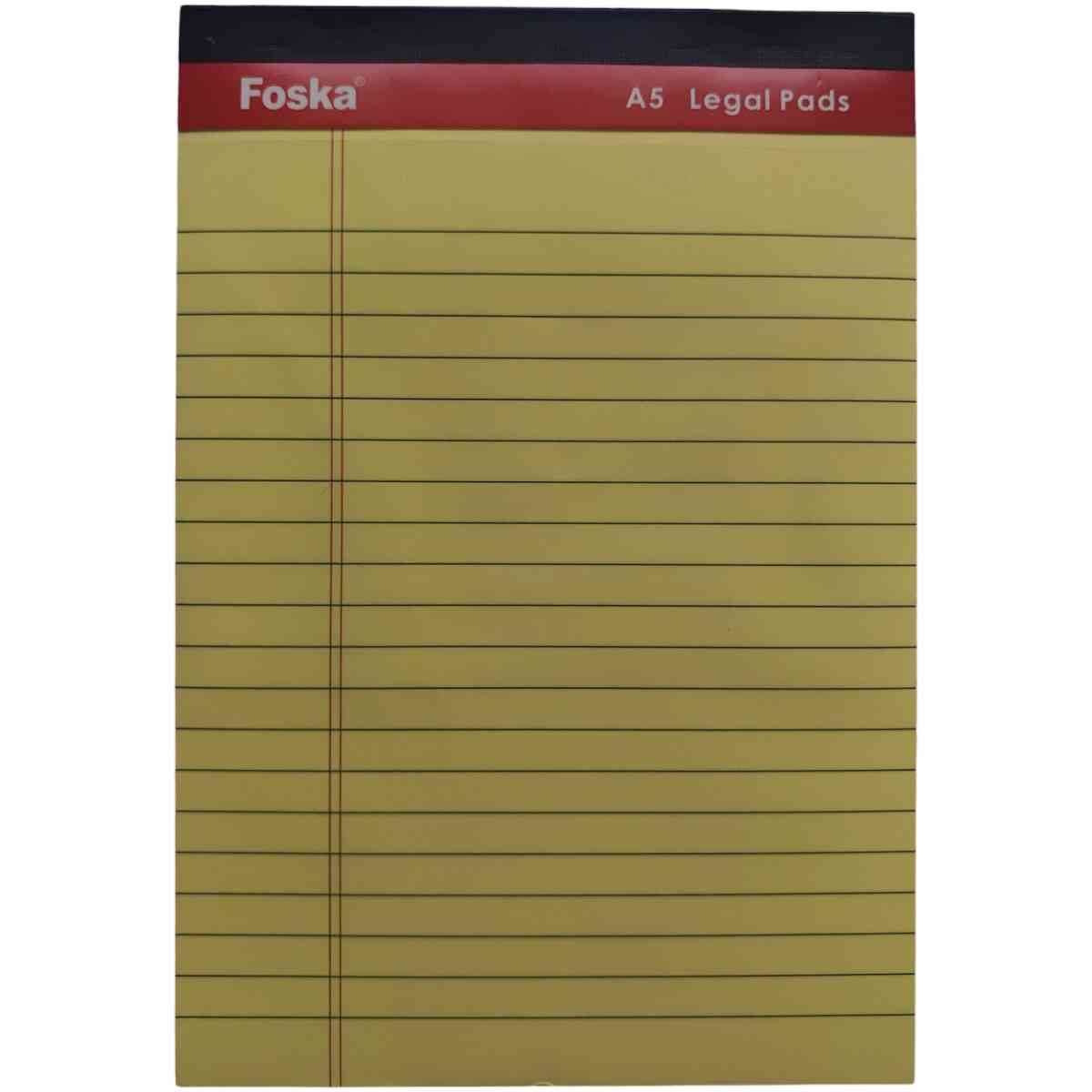 foska A5 legalpad