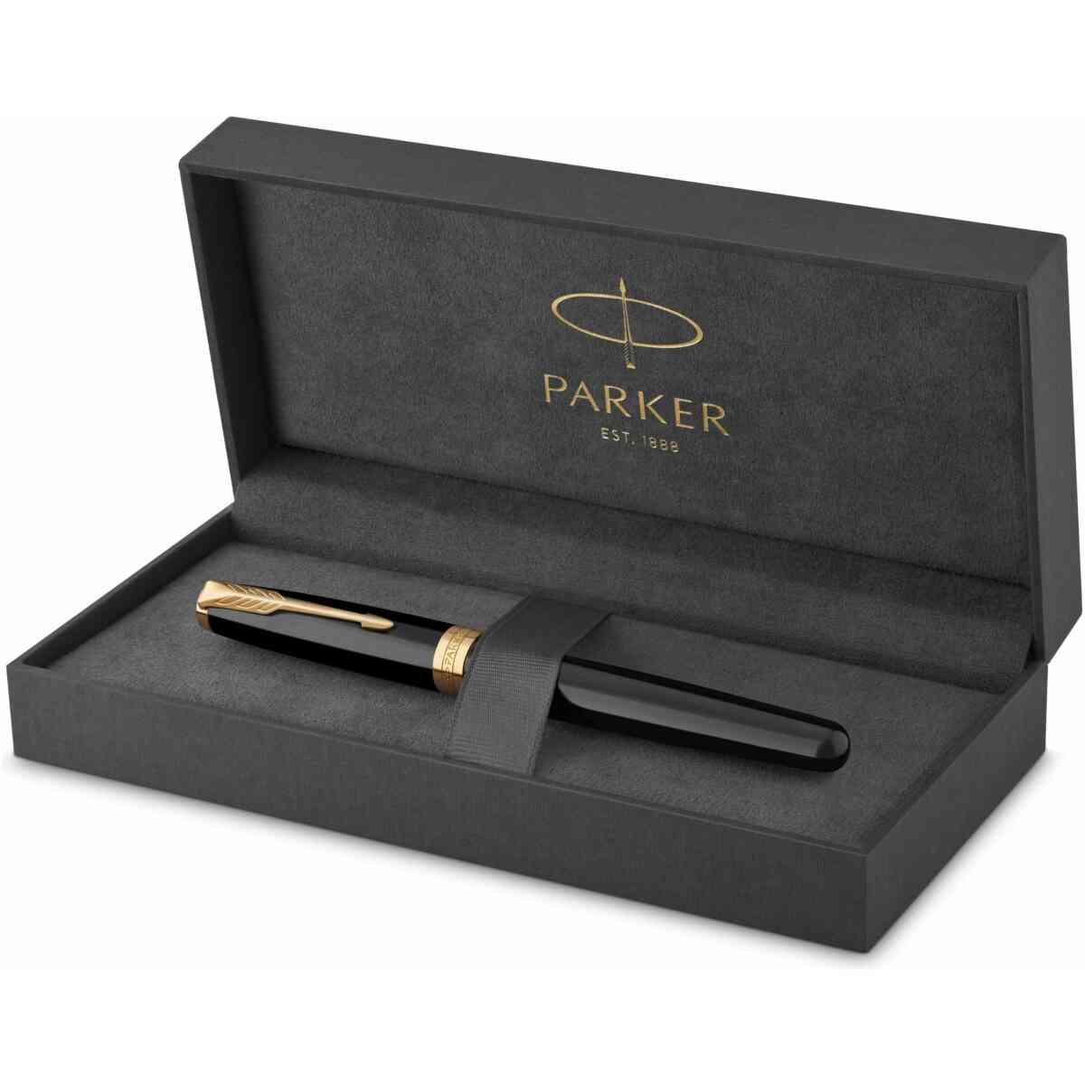 Parker Sonnet Black Lacquer G.T Fountain pen F