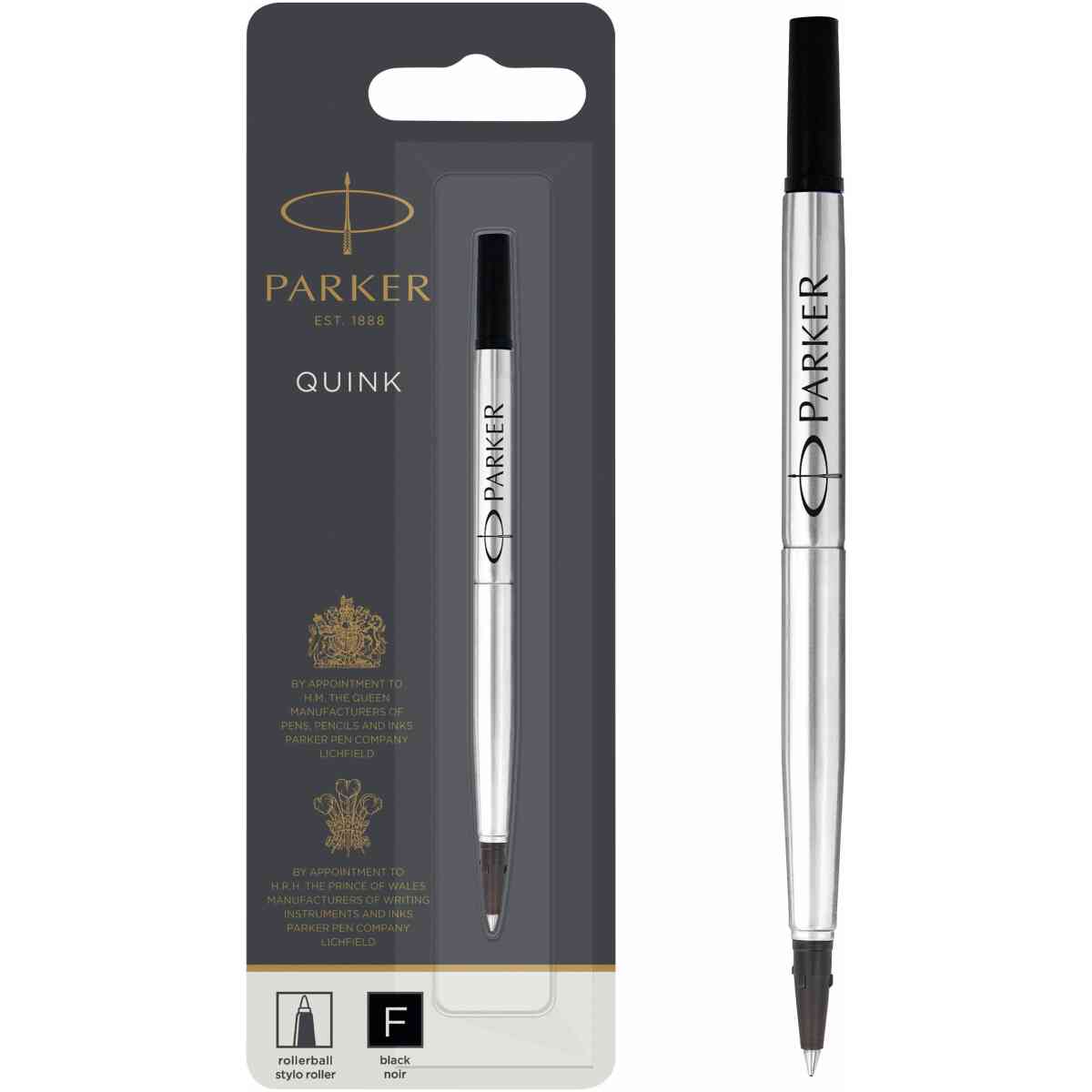 Parker Rollerball refill F Black 1-Blister