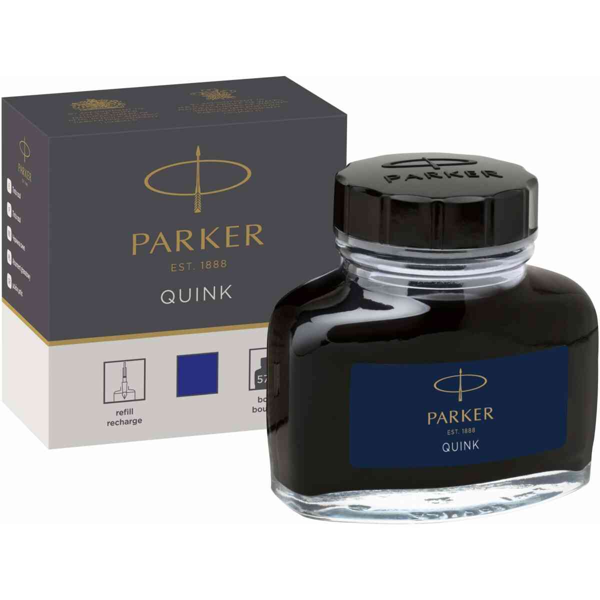 Parker Ink bottle 57ml Quink Ink Blue