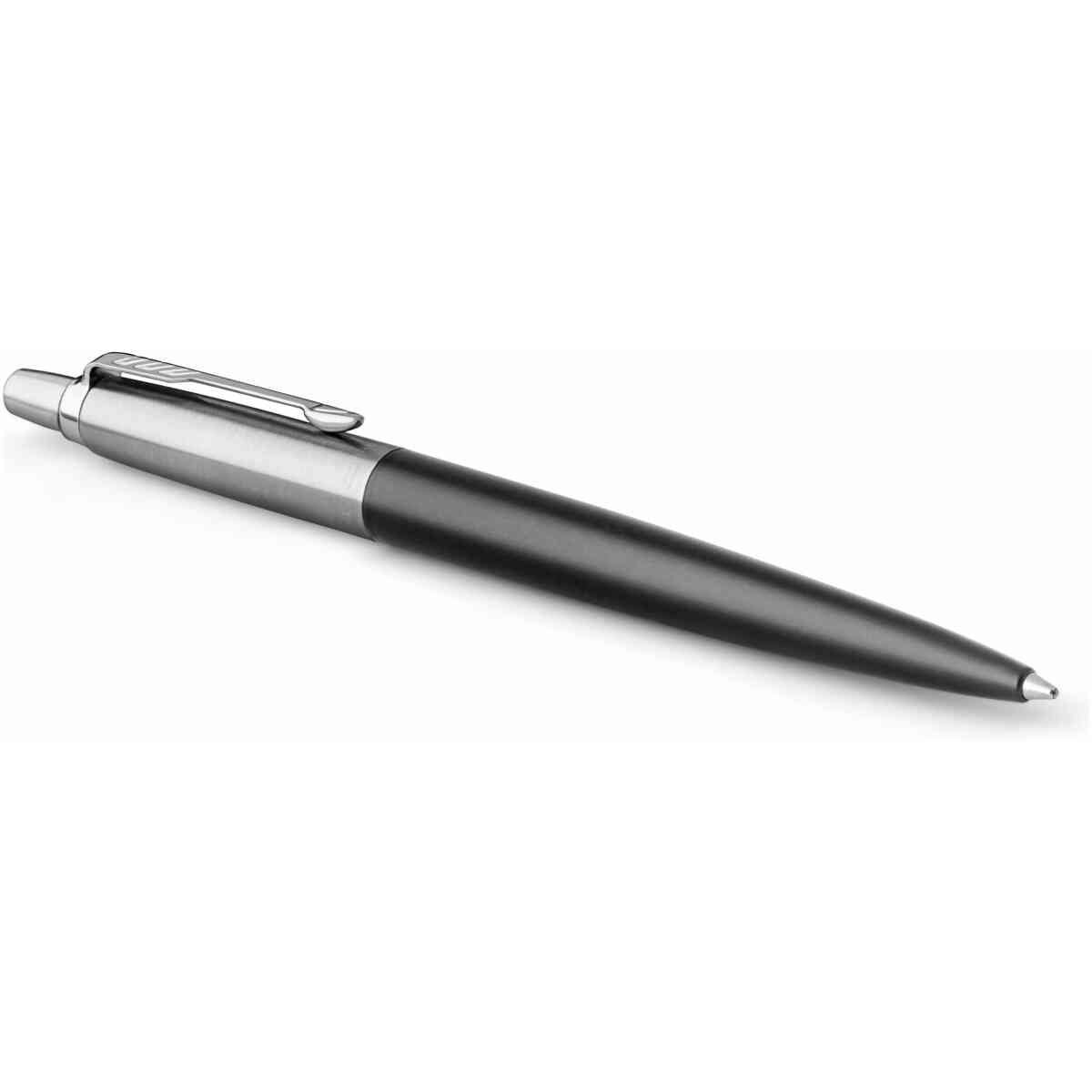 Jotter Ballpoint Pen M - Blue ink with Bond Street Black CT Finish