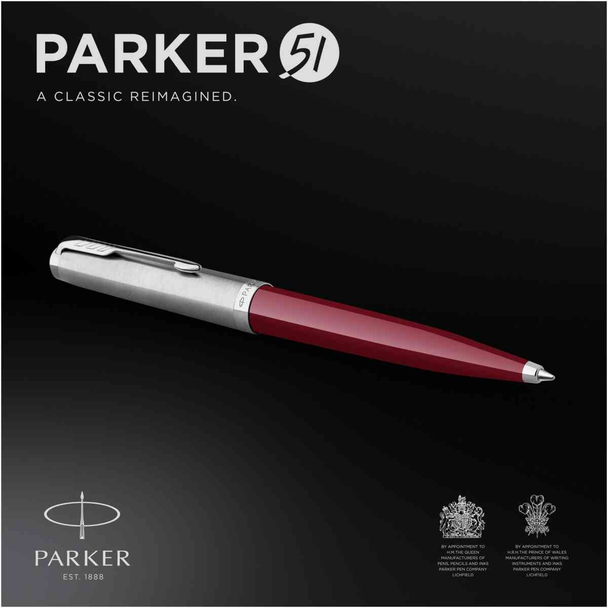 Parker 51 Burgundy CT Ballpen M, black - Bild 2