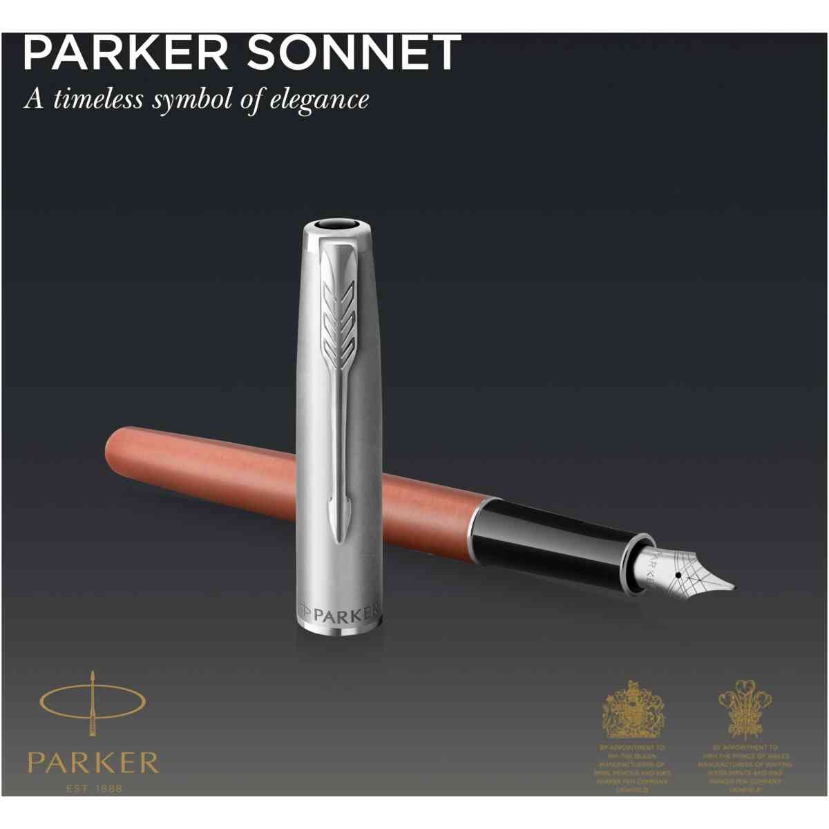 Parker Sonnet Essential Sandblast Orange C.T Fountain pen F - Bild 2