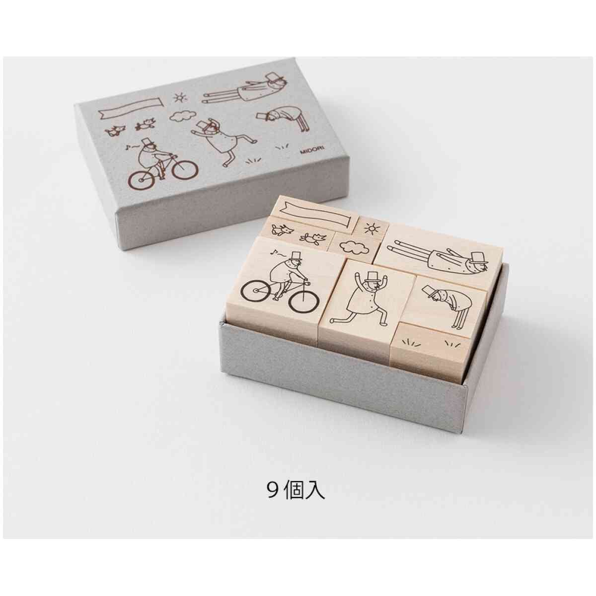 Ojisan 30th Anniversary Wooden Stamp set B - Bild 2