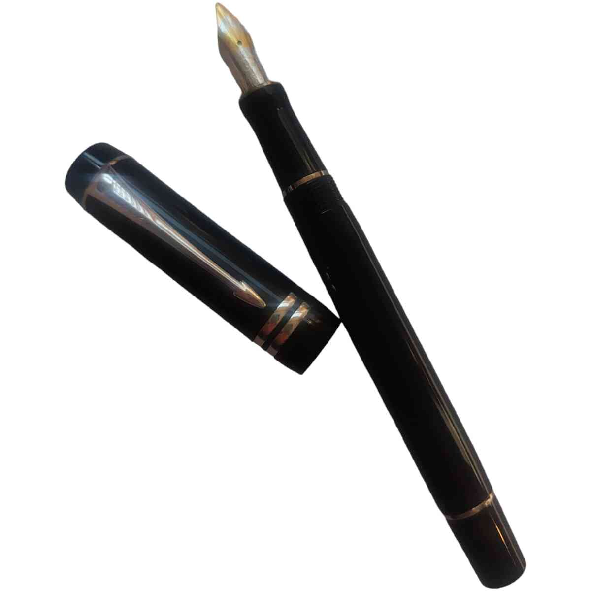 Parker Duofold international Black P.T. Fountain pen  M