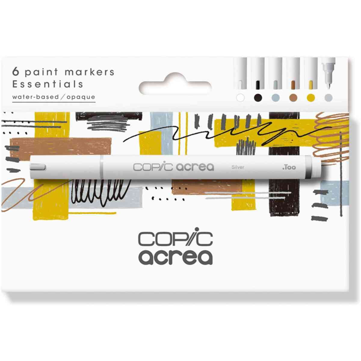 Copic acrea Paint Marker Set, 6 St - Bild 4