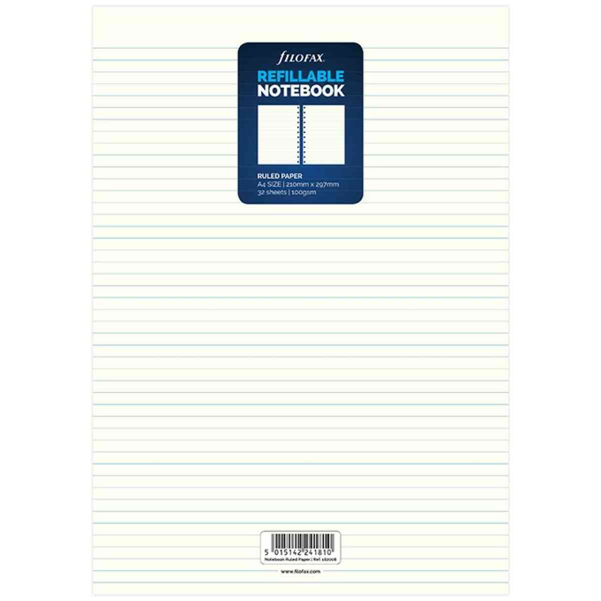 Filofax Anteckningsbok Refill A4 Linjerad - Bild 4