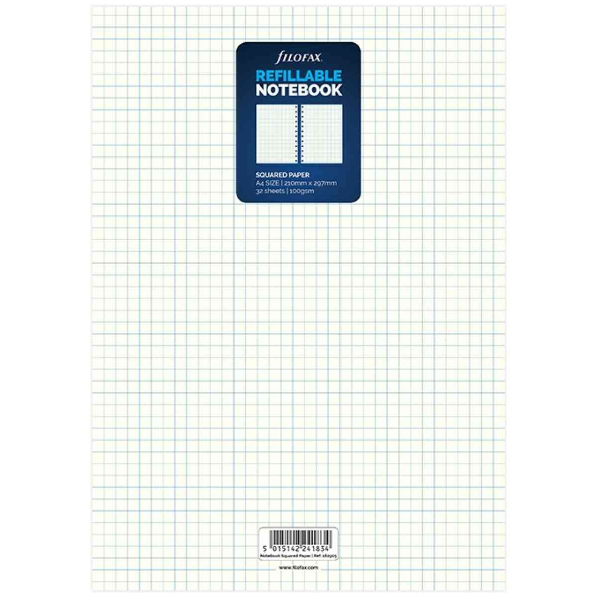 Filofax Anteckningsbok Refill A4 Rutad - Bild 4