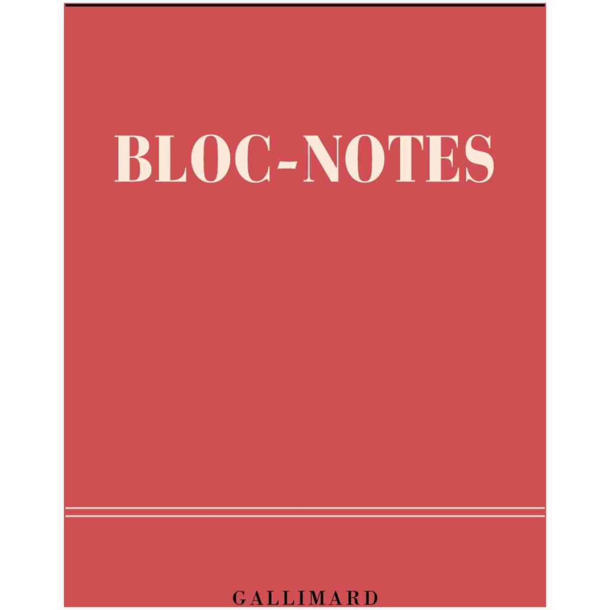 Gallimard Bloc-notes de papeterie