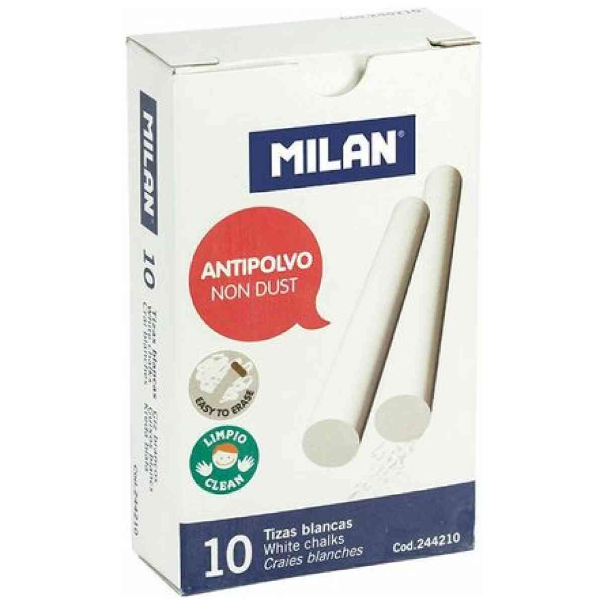 MILAN Dammfria Tavelkritor Vita 10 Pack - Bild 3