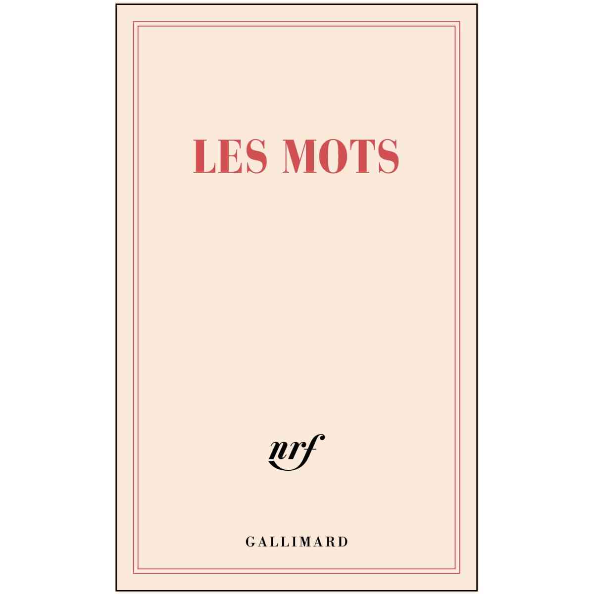 Gallimard Les mots