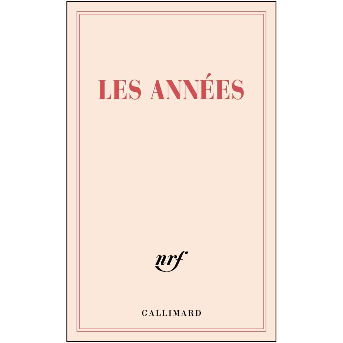 Gallimard Les années