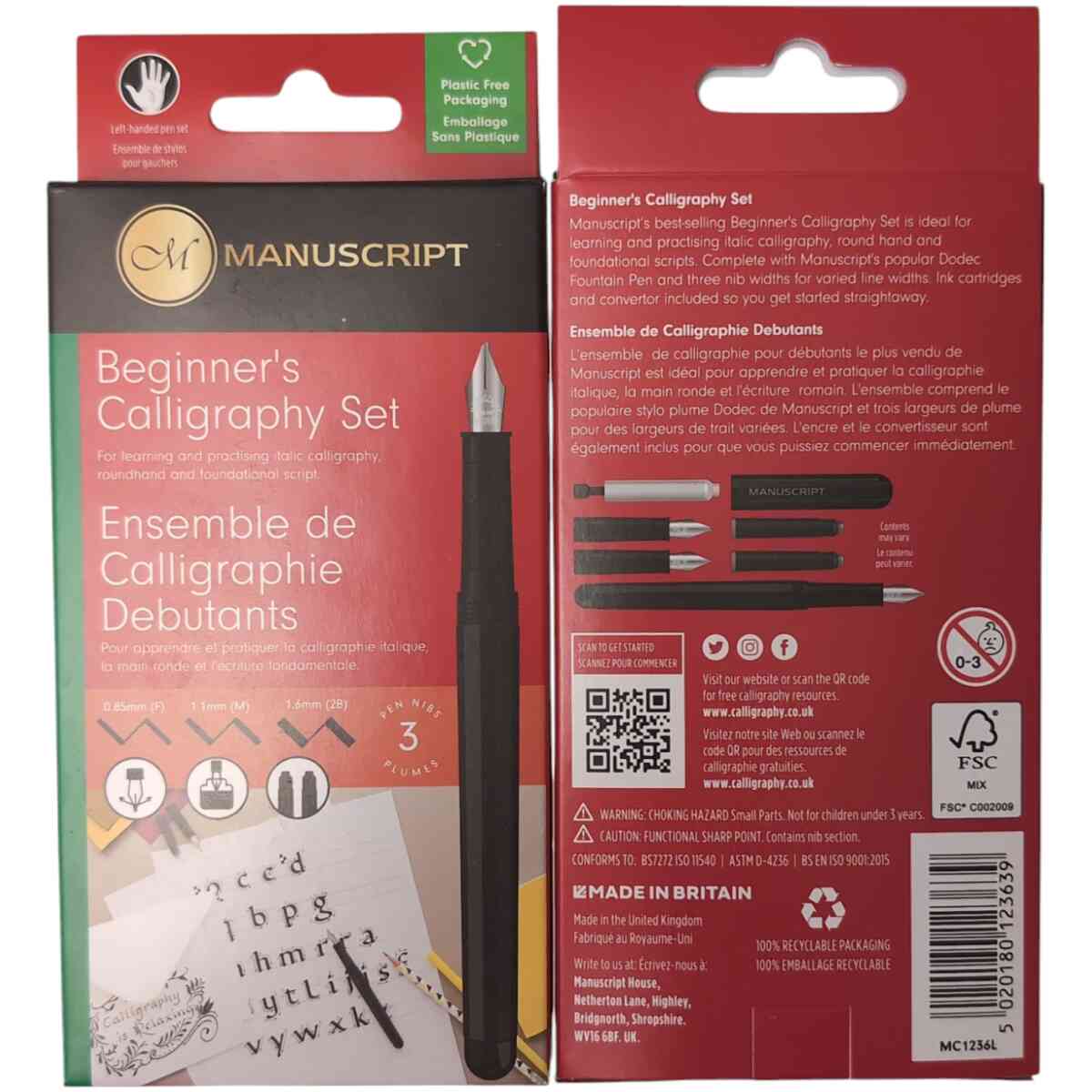 Kalligrafiset Manuscript Beginner’s Set Left MC1236L