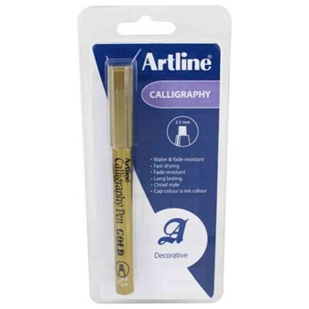 Artline 993 Calligraphy guld New 1-Blister