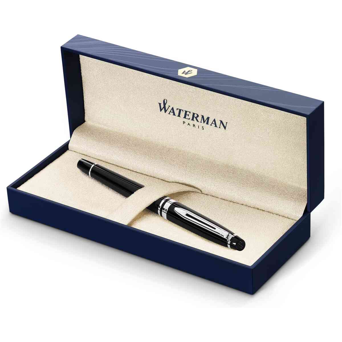 Waterman Expert Matte Black Chrome Rollerballpenna - Bild 2