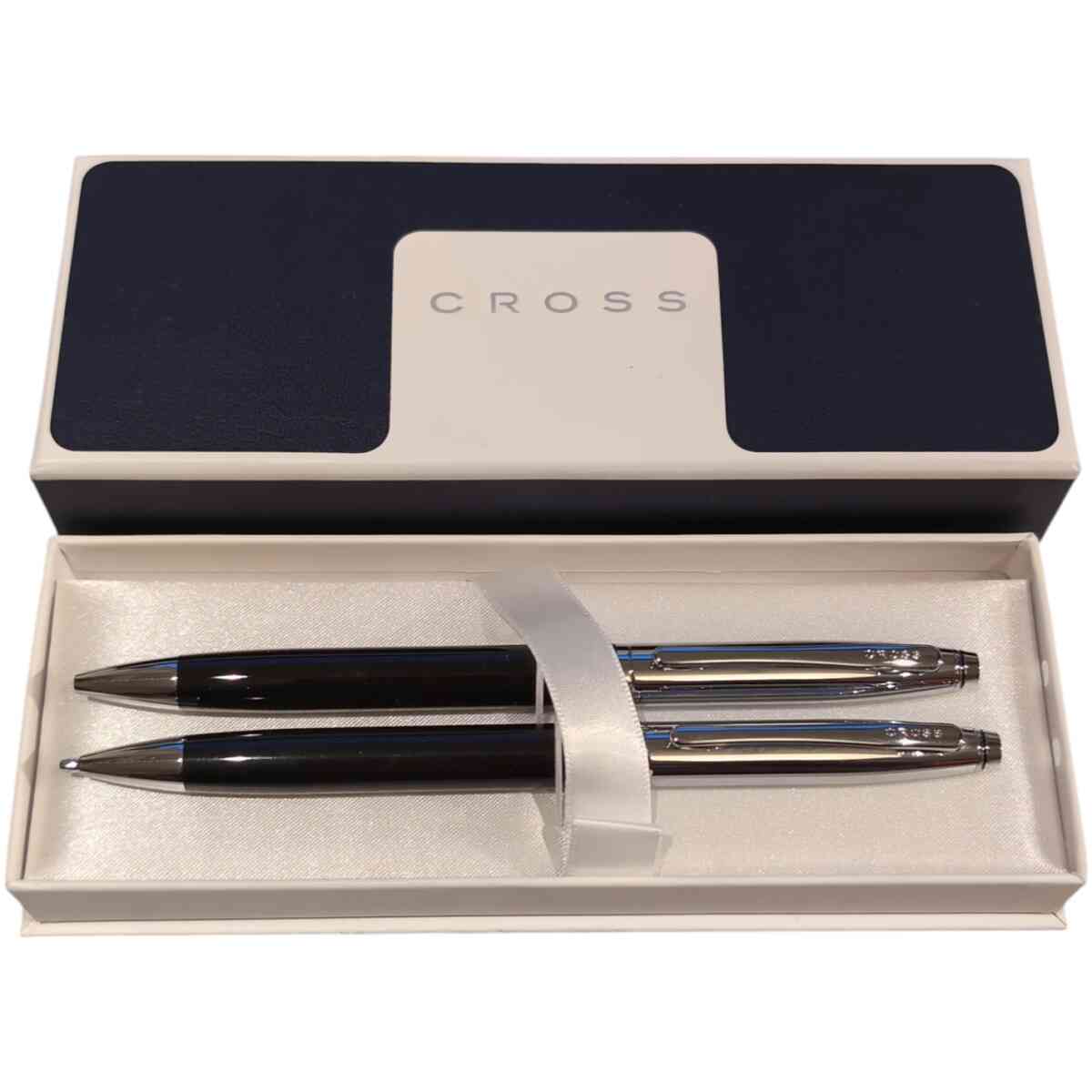 Cross Avitar Avatar Black & Chrome Pen and Pencil Set