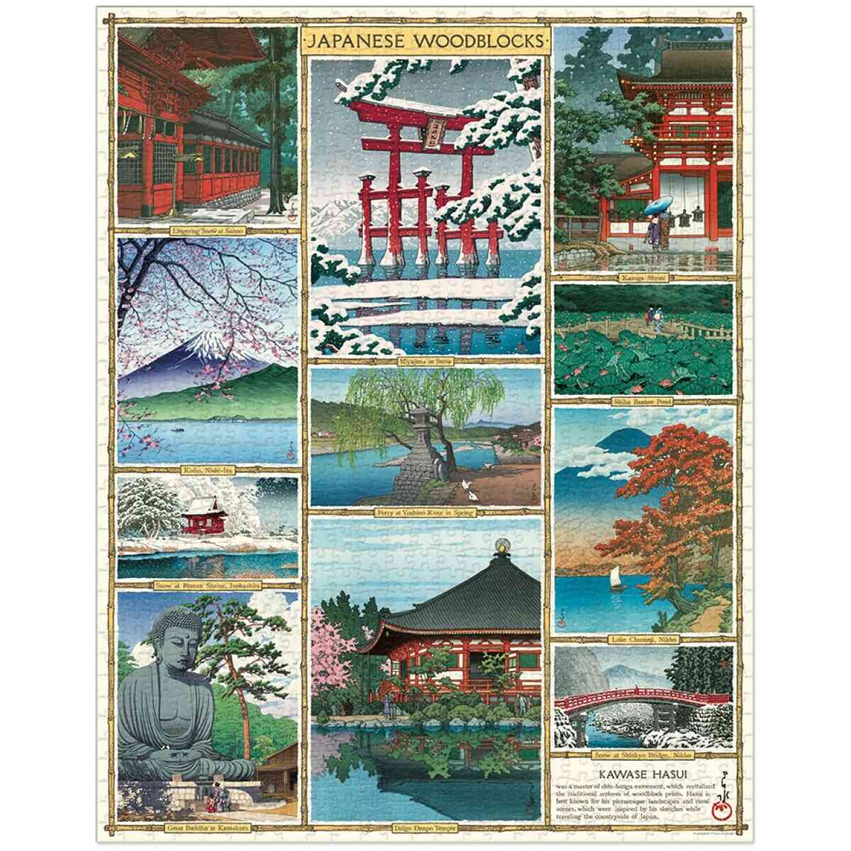 Cavallini & Co. Japanese Woodblocks 1000 bitar pussel - Bild 2