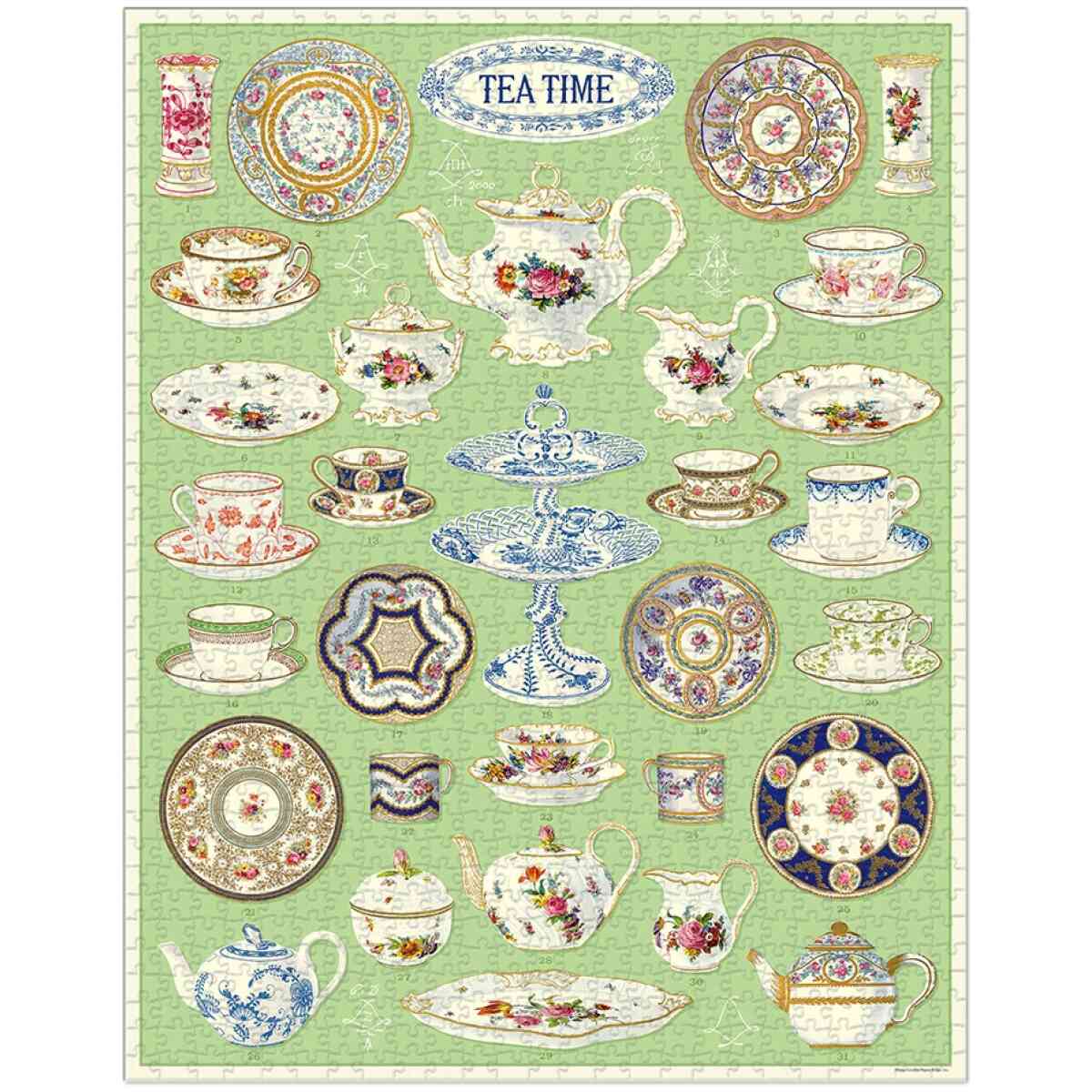 Cavallini & Co. Tea Time 1,000 Piece Puzzle - Bild 2