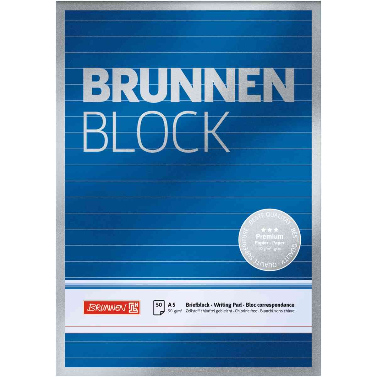 Brunnen Anteckningsblock A5, 50 ark