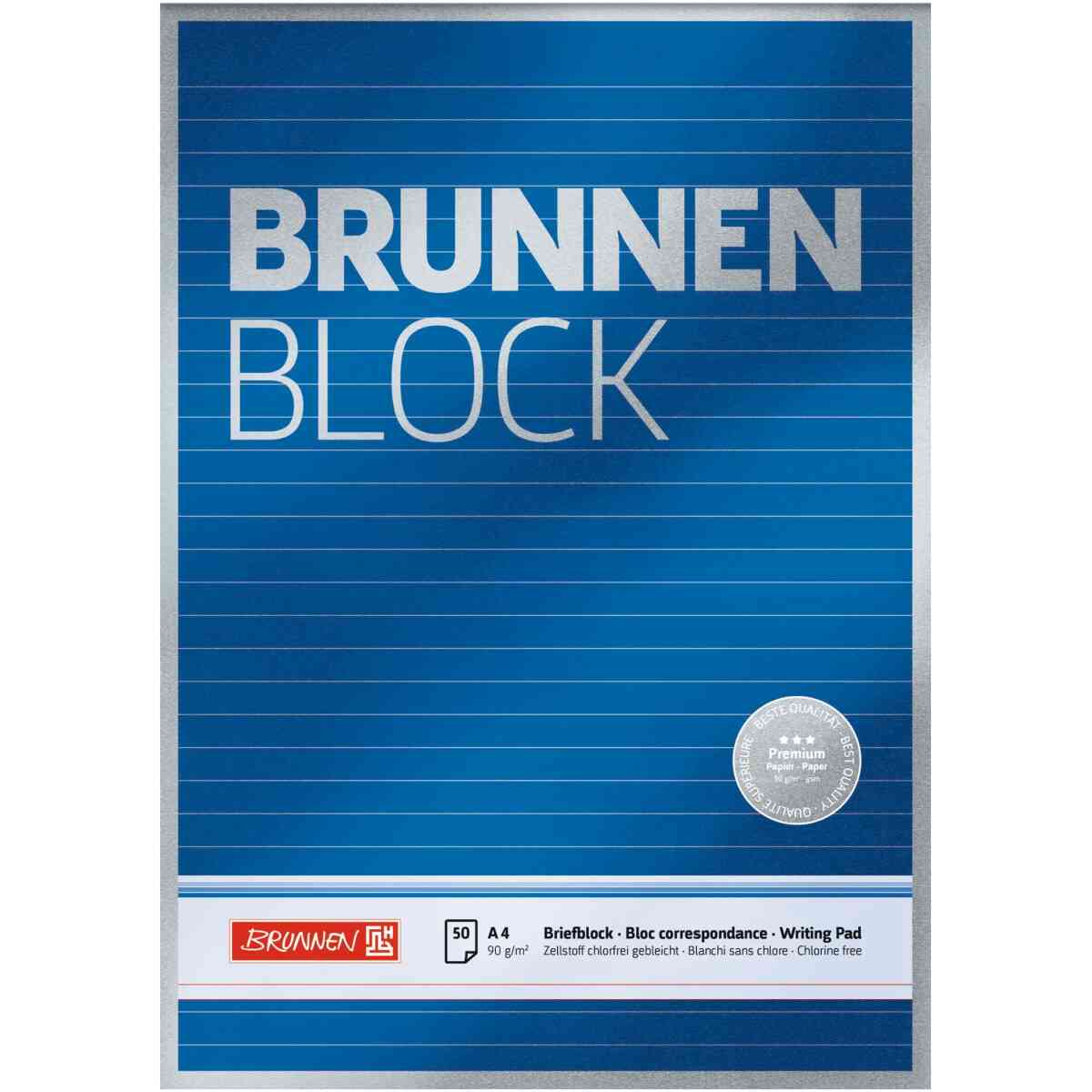 Brunnen Anteckningsblock A4, 50 ark