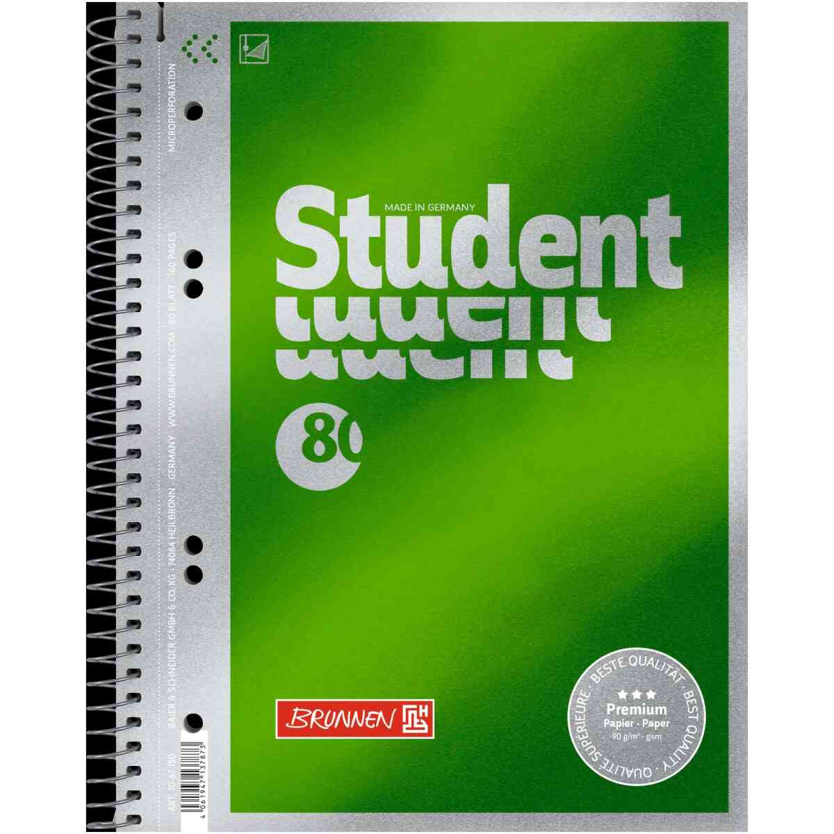 Collegeblock Premium Student  A5, 80 ark - Bild 2