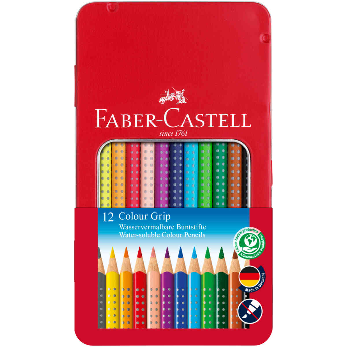 Colour Grip colour pencil, tin of 12