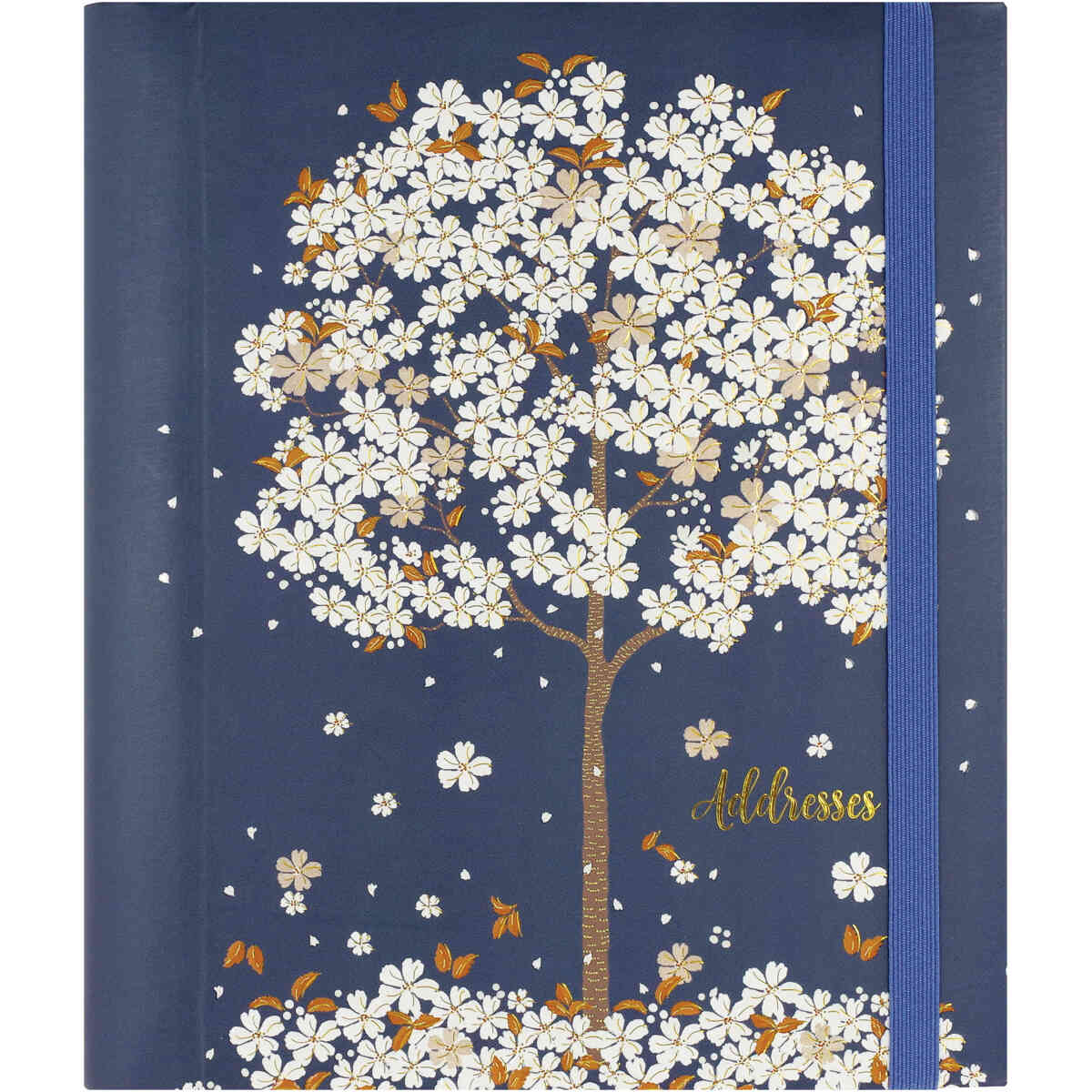 Falling Blossoms Large Address Book