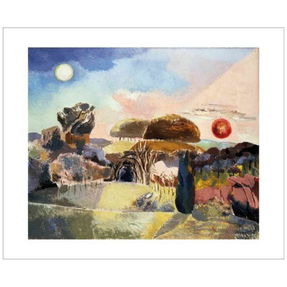 Landscape of the Vernal Equinox (III), Greeting Card