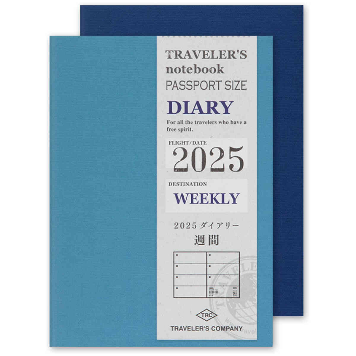 2025 Weekly Diary Passport Size