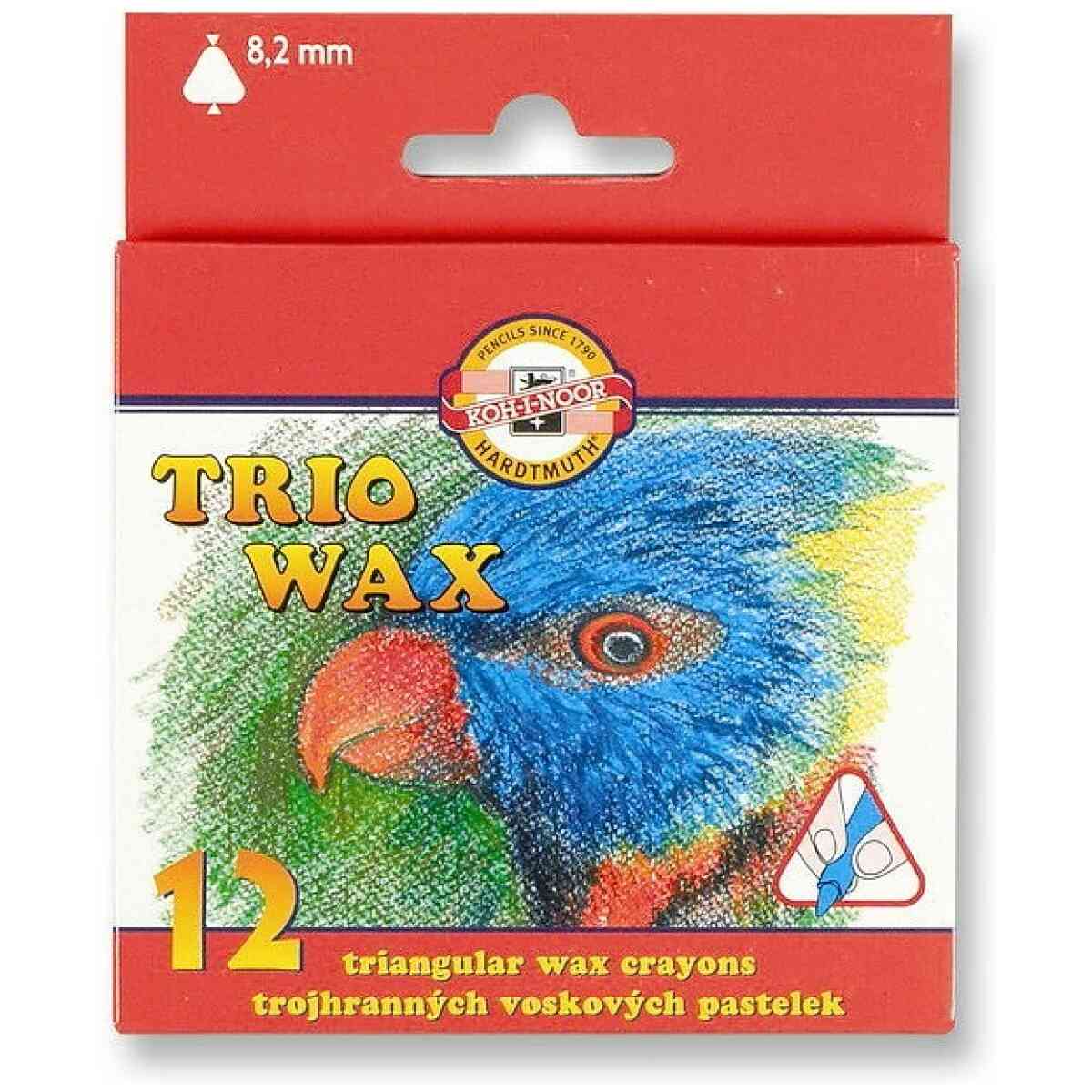 Triangular Wax Crayons - 12