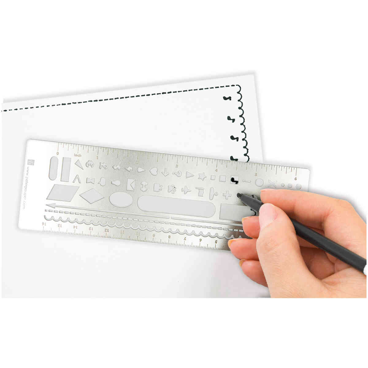 Metal Stencil Bookmark