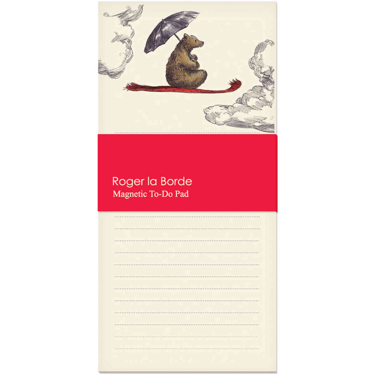 Flying Bear Magnet Notepad